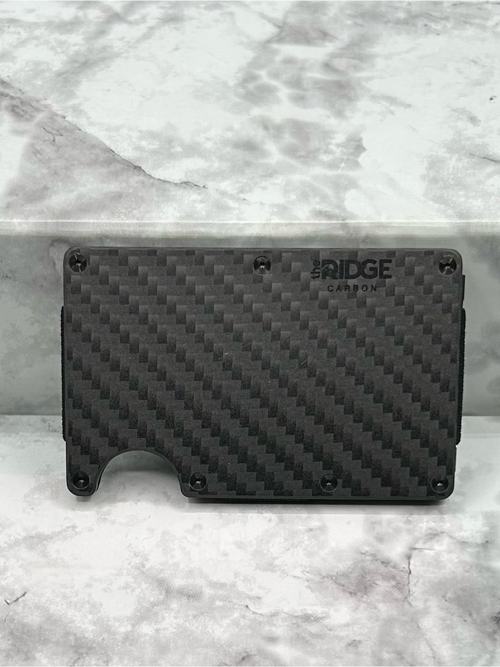 THE RIDGE 3K Carbon Fiber Weave Wallet.